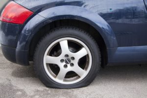 car flatfoot accident